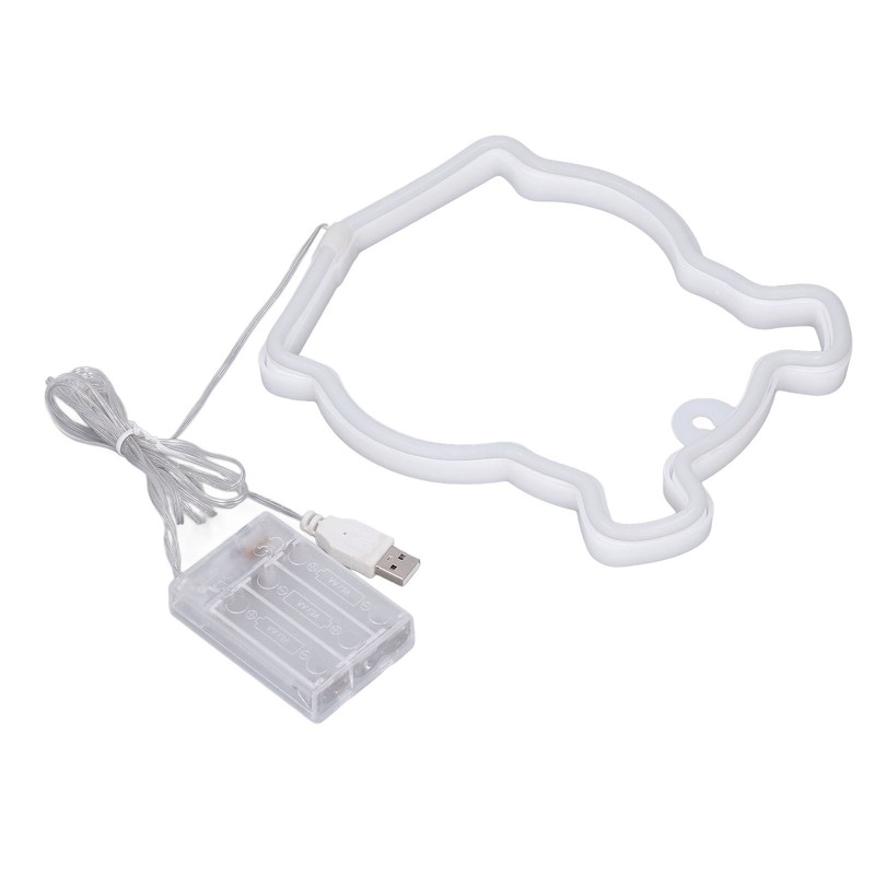 Neon Light LED Bear Shaped Neon Sign Battery Operated USB