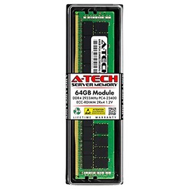 A-Tech 64GB RAM for Dell Precision 5820, T5820, T5820XL | DDR4 2933MHz PC4-23400 ECC RDIMM 2Rx4 Registered Server Memory Upgrade
