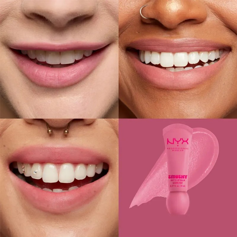 Bálsamo Labial Smushy Matte De Nyx Professional Makeup Swipe Sesh