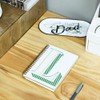 COLLECTIVE HOME - Monogram Notebook, Wood Cover College Ruled Notebook,