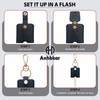 ANHBKAR Leather Keys Sleeve for Broken Car Key Loop Replacement