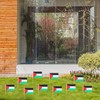 5 Pack Palestine Palestinians Small Mini Wood Hand Held Stick