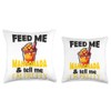 Mangonada Mango Chamoy Mexican Candy Comida Mexicana Mexico Throw Pillow