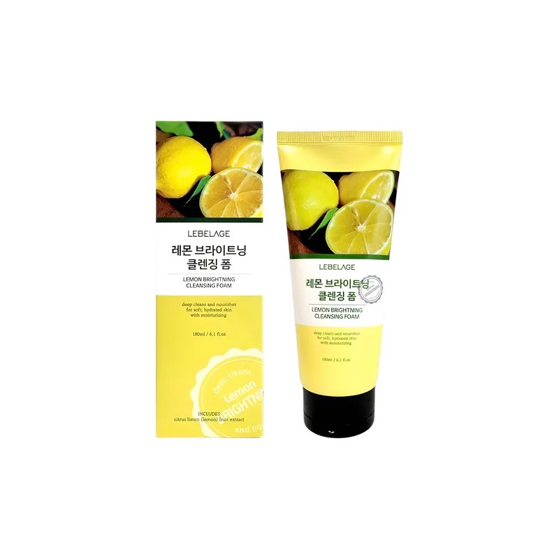 Espuma Limpiadora Facial Coreana De Limn Detox 1pz Mixta Danoche