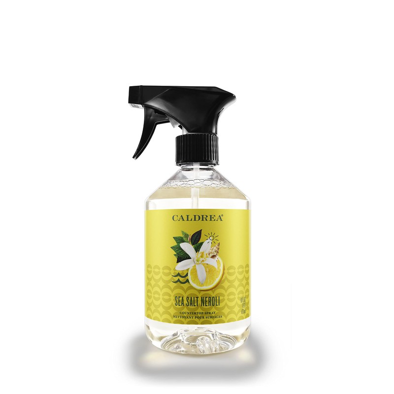 Caldrea Multi-surface Countertop Spray Cleaner, Made with Vegetable Protein Extract,