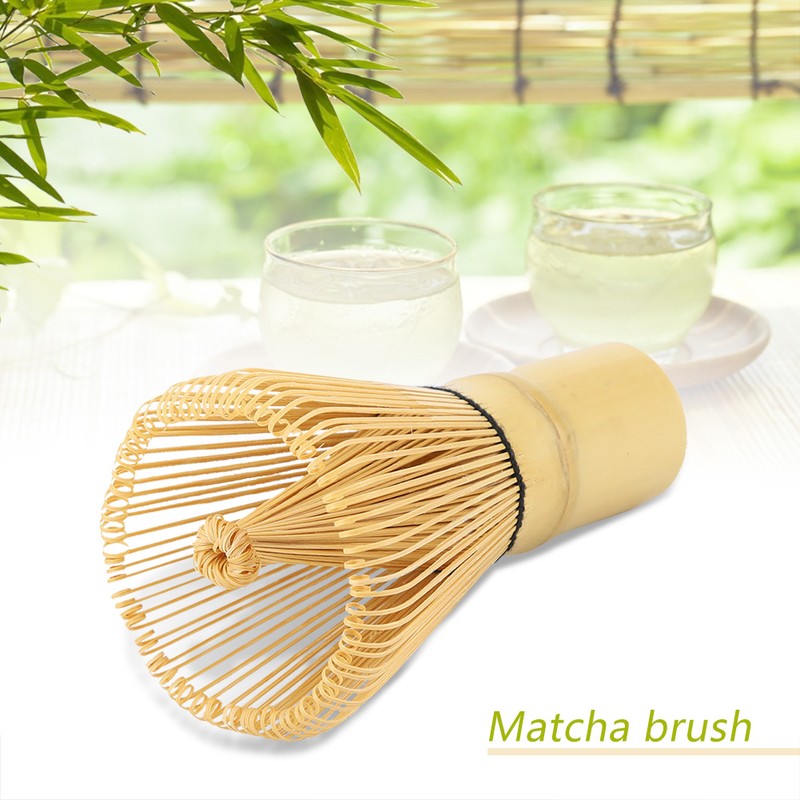 Traditional Long Handle Matcha Tea Whisk Chasen Brush Tool for