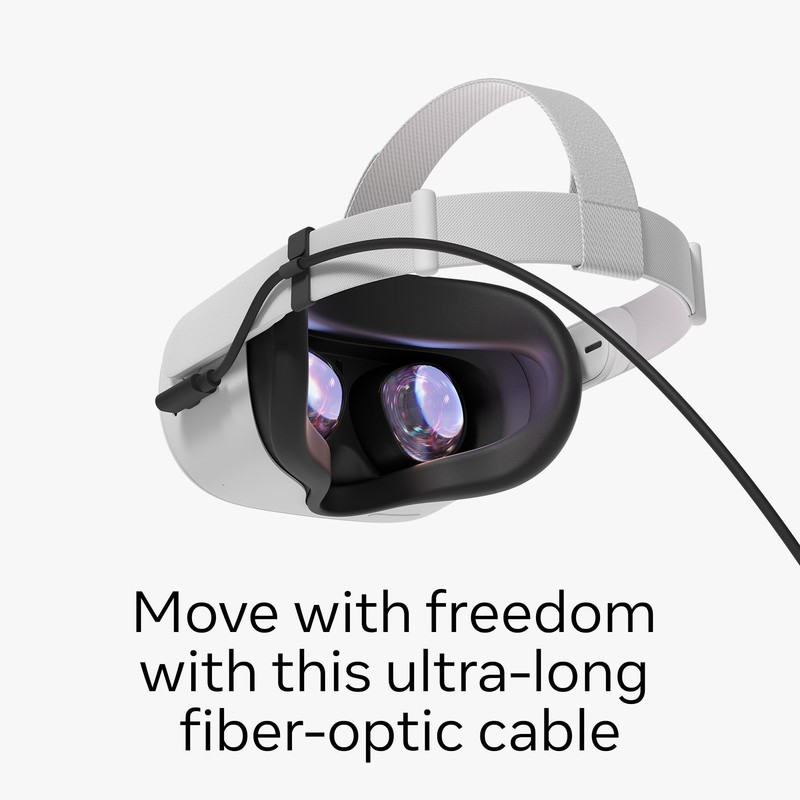 Meta Quest Link Cable - Virtual Reality Headset Cable for