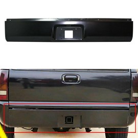 munirater Rear Bumper Roll Pan Primed Steel Fleetside Replacement for 1999-2007 Silverado/Sierra