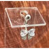 Dragonfly 14 Gage Bow Decor Belly Button Ring Stainless Steel