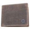 Strong Simple But Smart Designed Bi-fold Brown Genuine Leather Wallet
