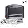 Louisiana Notary Grey Stamp Self Inking | Printy 4913, 2.3x0.81