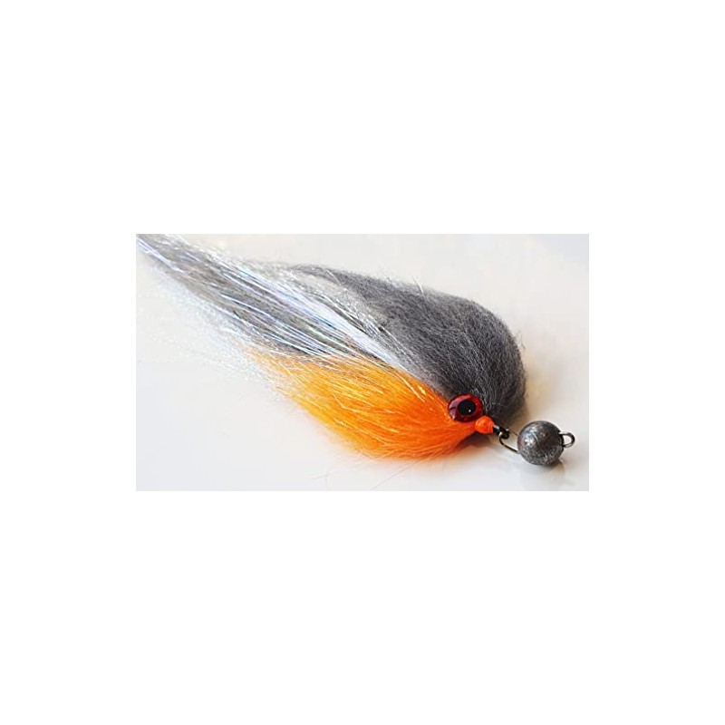 FISHIN ADDICT Jig fly barbless fishing fly lure handmade 7g