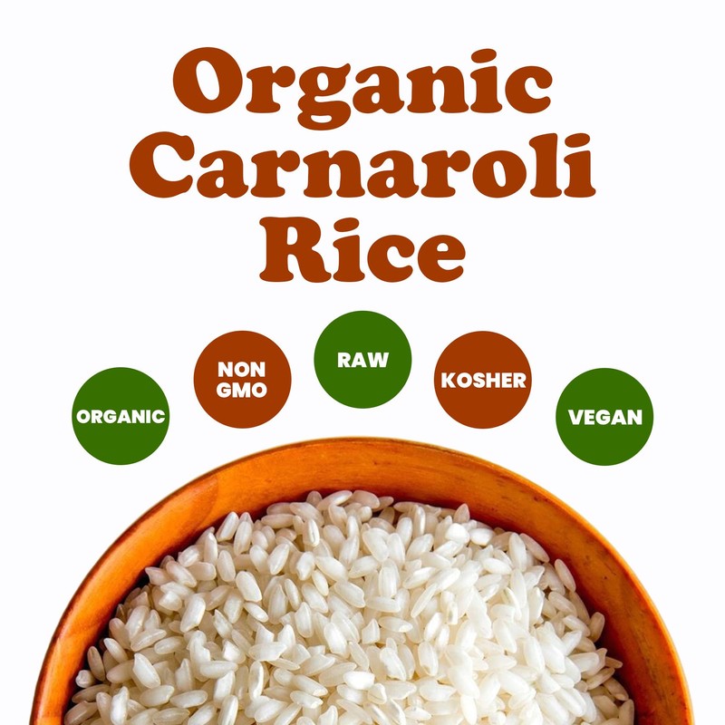 Food to Live Organic Carnaroli Rice, 1.5 Pounds – Premium