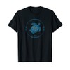 JCombs: Sea Turtle in Vintage Round Frame T-Shirt