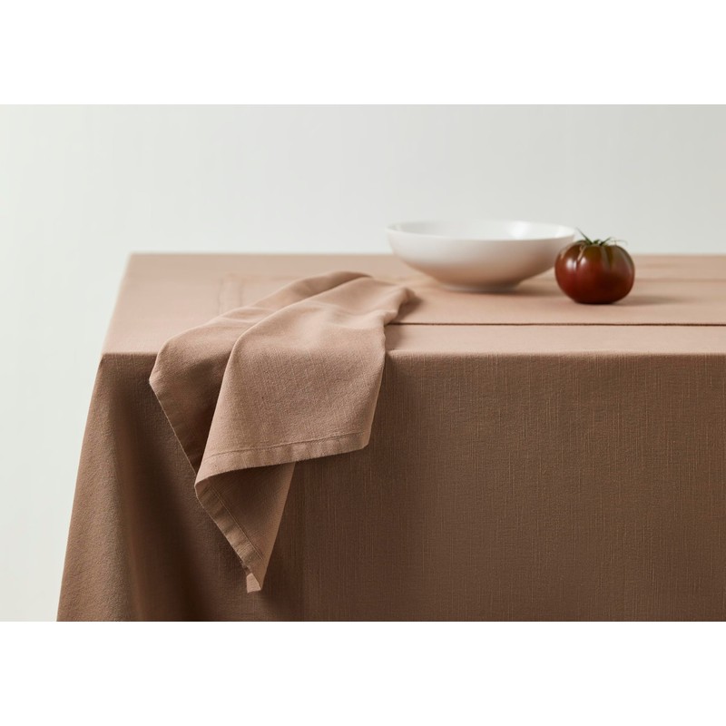 Maxwell & Williams Cotton Classics Rectangle Tablecloth, Latte, 300 x