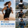 PORTHOLIC Hydration Running Vest for Women Men, Adjustable Hydration Vest
