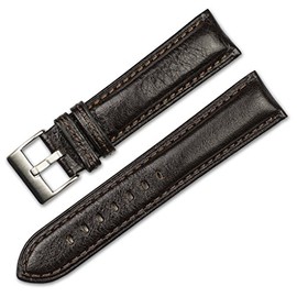Replacement Watch Band - Genuine Belting Leather Brown 18mm Watch Strap