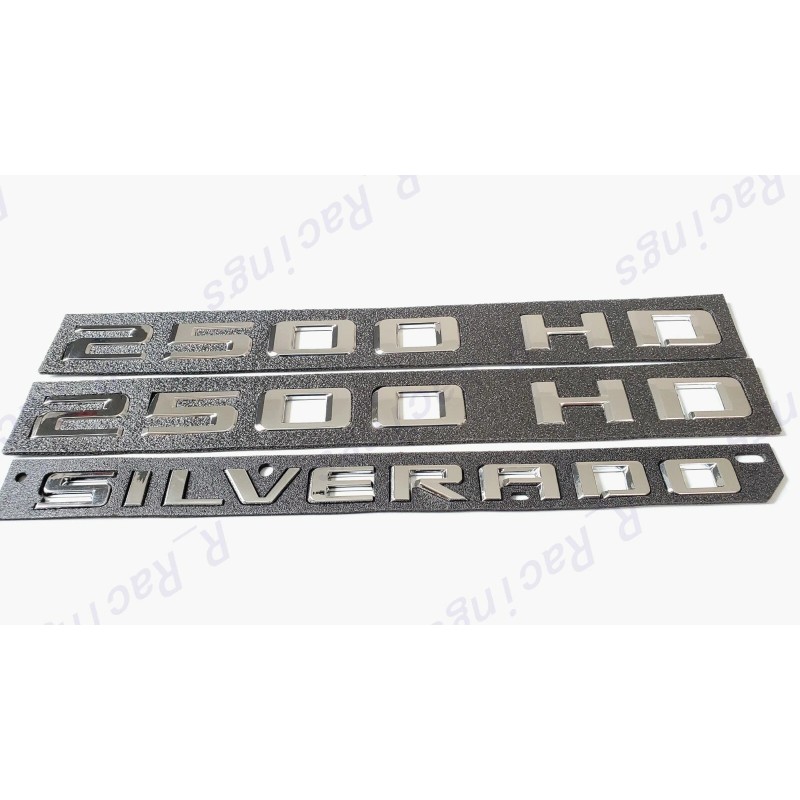 GM Auto Chrome Doors 2500HD Tailgate Silverado Hood Duramax Emblems