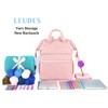 Leudes Knitting Bag Backpack, Yarn Storage Organizer Large Crochet Bag