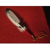 Feather Native American made hand painted Sub-adult Bald Eagle Feather