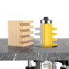 JGZUI Finger Joint Router Bit 1/2‘’ Shank, Reversible Finger Joint
