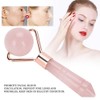 Rose Quartz Face Roller Massager Skin Tightening Lifting AntiWrinkle Facial