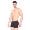 BOSS Men's 3-Pack Cotton Boxer Brief, True Black, Medium