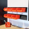 Wallmaster 8-Bin Storage Bins Garage Rack System & Garage Storage