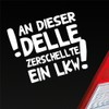 Hellweg Druckerei Fun Car Sticker Rear Window Sticker An dieser