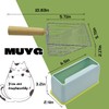 MUYG Stainless Steel Cat Litter Scoop,Cat Litter Scooper with Solid