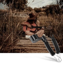 SENLIXIN Guitar String Winder Cutter Pin Puller - 3 In 1 Multifunctional Guitar Maintenance Tool/String Peg Winder + String Cutter + Pin Puller Instrument Accessories (Style-A)