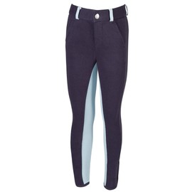 PFIFF 101249 children's breeches Elisa, fabric seat, trendy bicoloured look extra soft