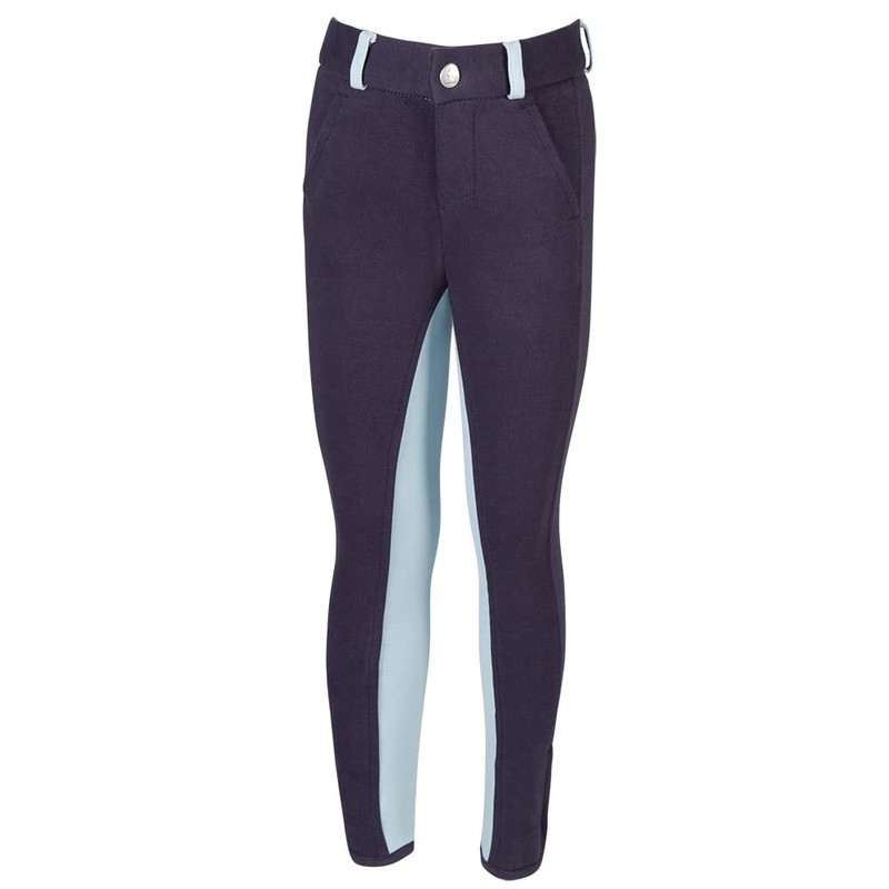 PFIFF 101249 children's breeches Elisa, fabric seat, trendy bicoloured look