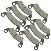 Caltric Front Rear Brake Pads for Polaris Ranger Crew 700