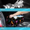 FREZORA Butterfly Printed Pattern 50L Waterproof Polyester Trunk Organizer Car