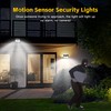 FAXBOX Solar Lights Outdoor Motion Sensor, 178 LED 300LM Waterproof