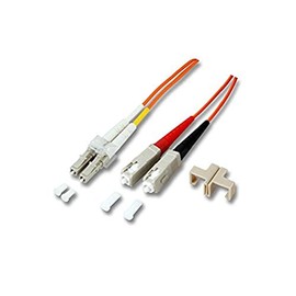 DUP. Jump LC/SC 50/125 7.5 m OM3 Aqua