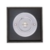 Modern Living Square Wireless Doorbell in Black Ash and Brushed