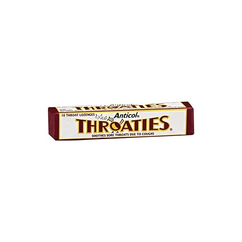 Allens Anticol Throaties Stick 10 Lozenges (Pack of 36)