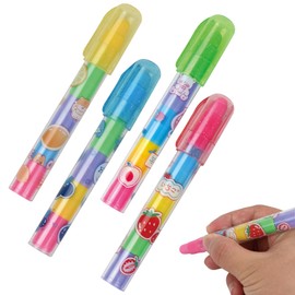 4 Pcs Pencil Eraser Pen Style Erasers Aesthetic Erasers 5 Colors Cute Erasers Novelty Eraser Pen Shaped Pen Shaped Pushable Eraser for Writing Drawing Office School Supplies