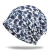 White Fang CA047 Knit Hat, Paisley Pattern, Knit Cap, 2-Way
