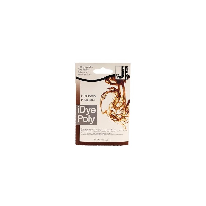 Jaquard IDYE Poly Brown Fabric Dye for Synthetic Fabrics and