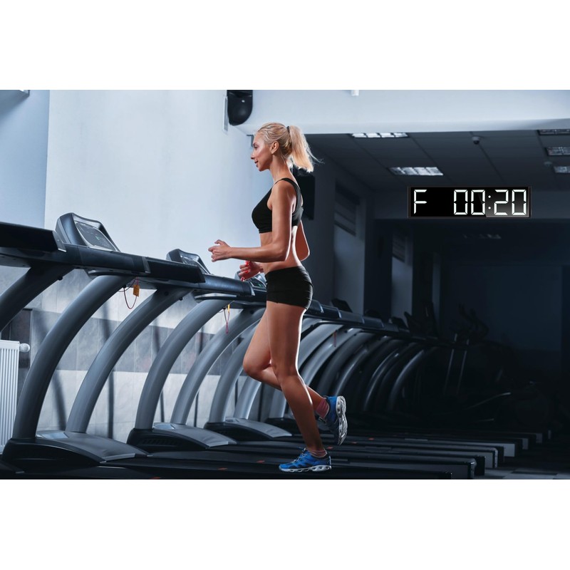 Boyiit 26'' Extra Large Home Gym Timer Clock, Programable Workout