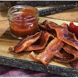 Jurassic Jerky Combo pack -JURASSIC JERKY’S Carnivore Candy Bacon Jerky “Sweet” Sampler - Old Fashioned Maple & Applewood Smoke Flavor - (10) 2 oz bags