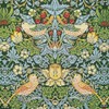 Cotton Woven Tapestry Upholstery Fabric Material Strawberry Thief Bottle 1MTR