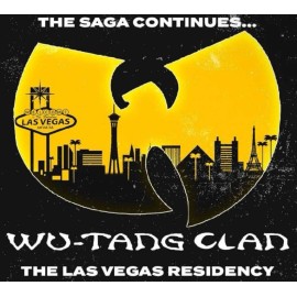 Wu Tang Las Vegas Street Wear 3.5" Wide Yellow Vinyl Decal Sticker