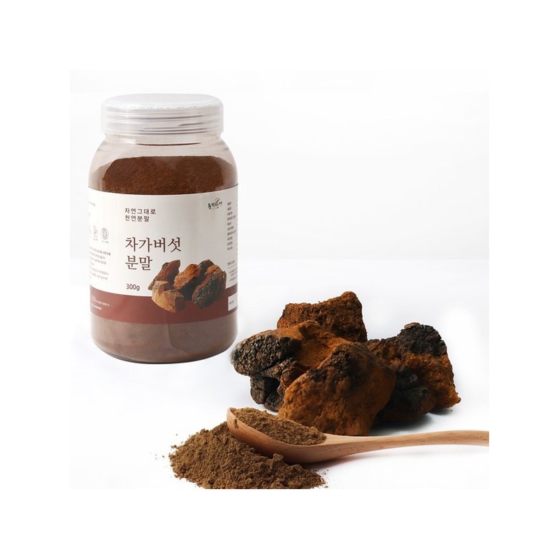 Donguihanjae 동의한재 프리미엄 러시아 차가버섯 분말 가루 300g Donguihanjae Premium