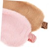 SAFIGLE 2pcs Fluffy Plush Eye Mask Soft Sleeping Blindfold for