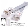ORFOFE 3pcs Gang Mounting Stand Cable Pass Through Insert American
