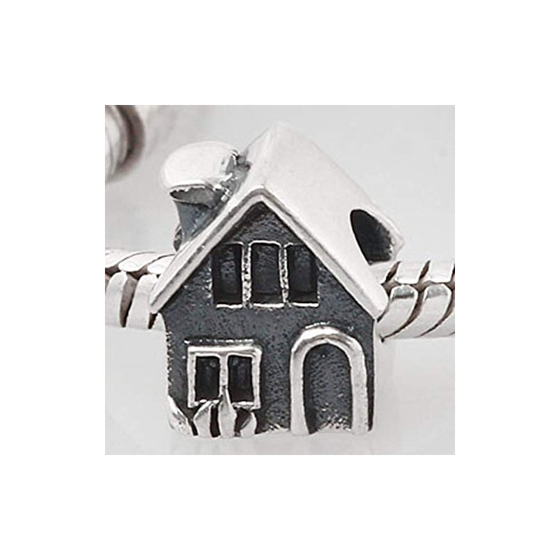 Family Charm 925 Sterling Silver House Charm Home Charm Love